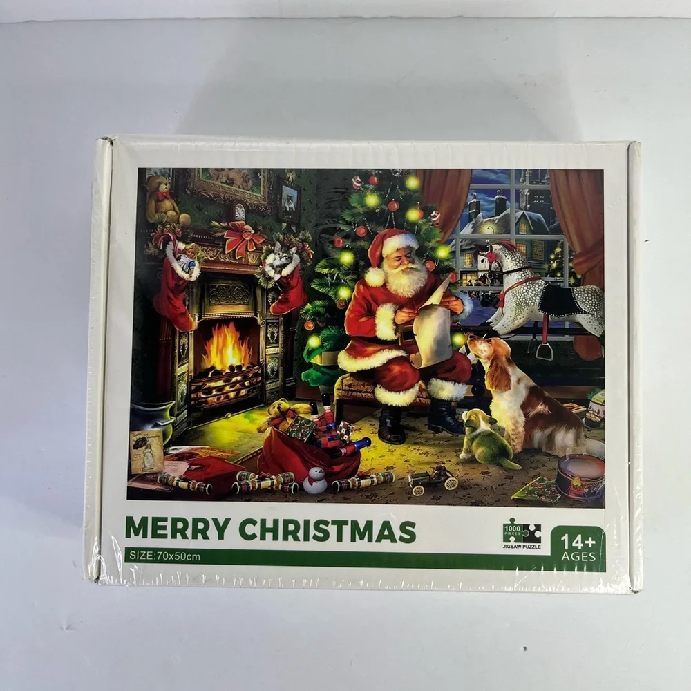 Merry Christmas Santa Claus Christmas Puzzle Christmas‎ Night